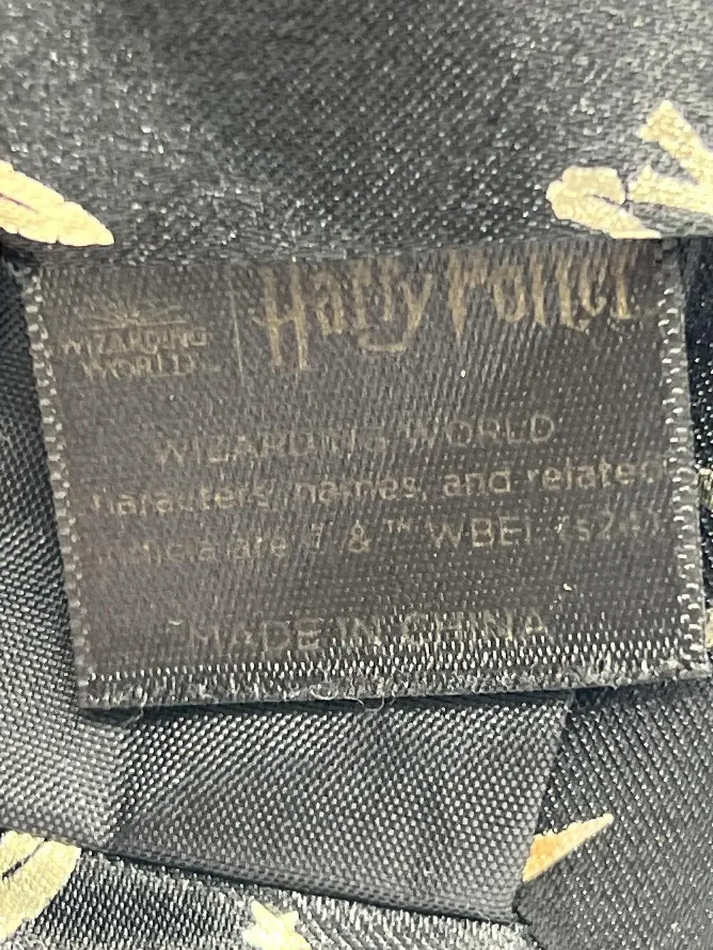 Harry Potter Tie Boys One Size Black Satin Pretied Neck Tie Wizarding World